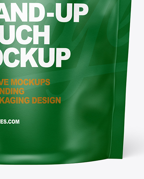 Paper Stand up Pouch Mockup PSD #1