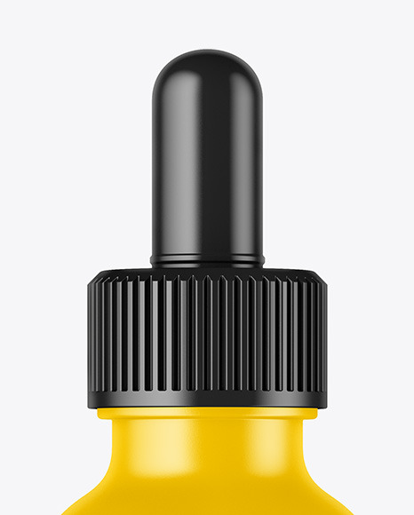 Matte Dropper Bottle Mockup PSD #2