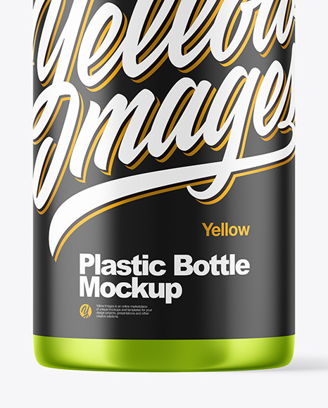 Metallic Bottle Mockup PSD #1