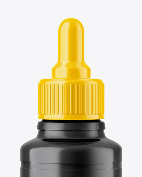 Glossy Dropper Bottle Mockup PSD #6
