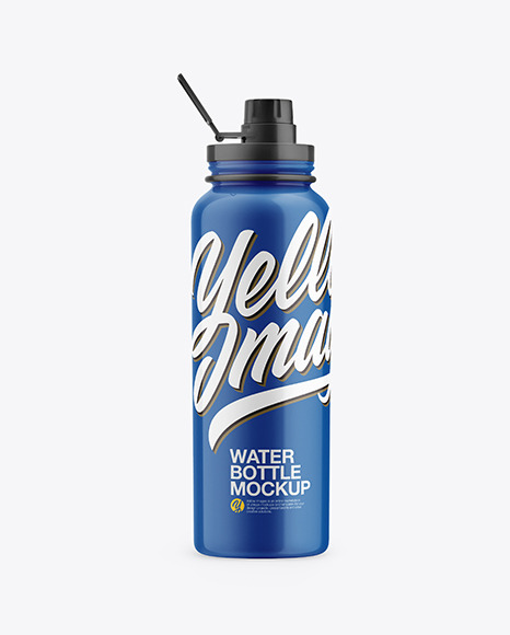 Water Bottle Mockup In Bottle Mockups On Yellow Images Object Mockups