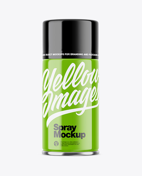 Download Green Spray Bottle Psd Mockup Yellowimages