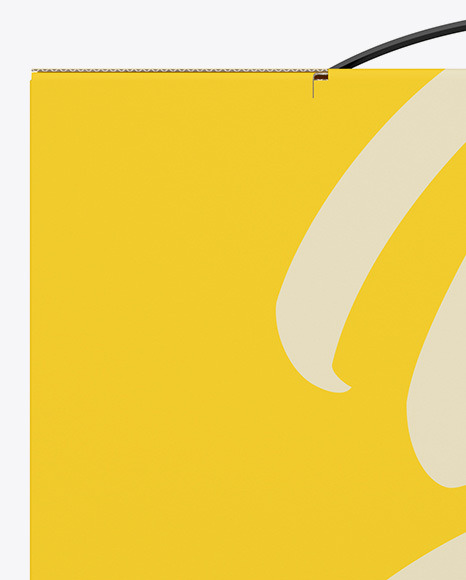 Matte Paper Box Mockup   Front View PSD #2