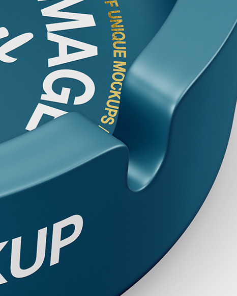Matte Ashtray Mockup PSD #1