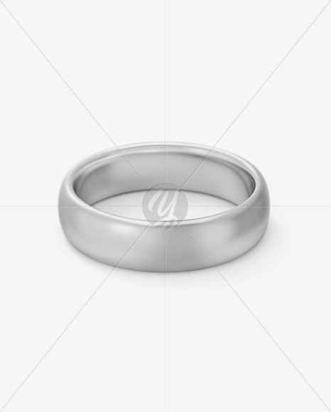 Metallic Ring Mockup In Object Mockups On Yellow Images Object Mockups