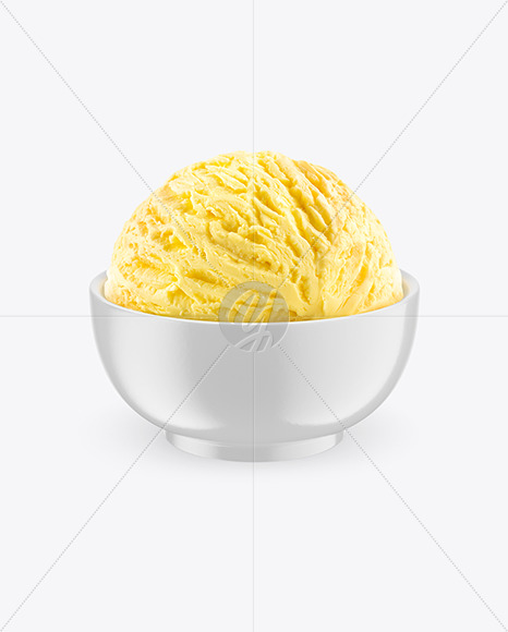 Download Ice Cream In A Glossy Bowl Mockup In Cup Bowl Mockups On Yellow Images Object Mockups Yellowimages Mockups