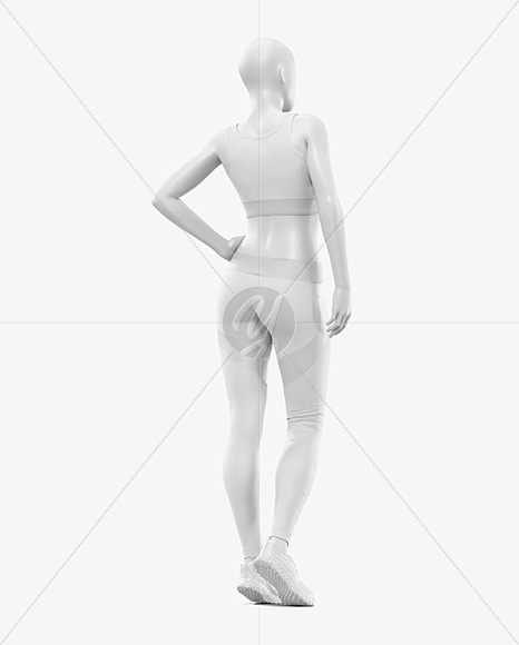 Women S Fitness Kit Mockup In Apparel Mockups On Yellow Images Object Mockups