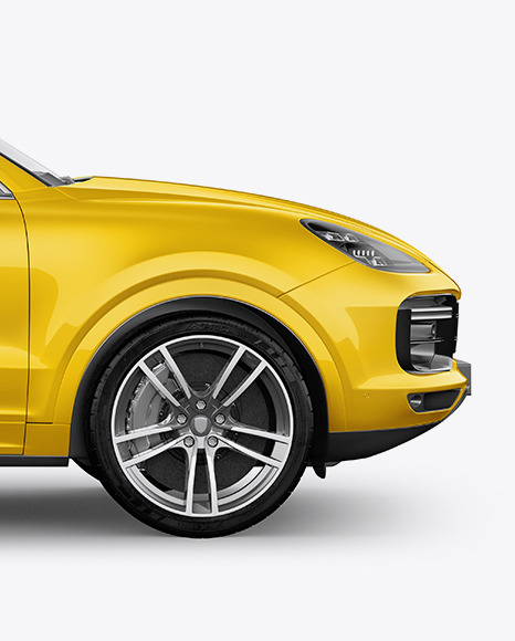 Luxury Crossover Mockup   Side View PSD #6