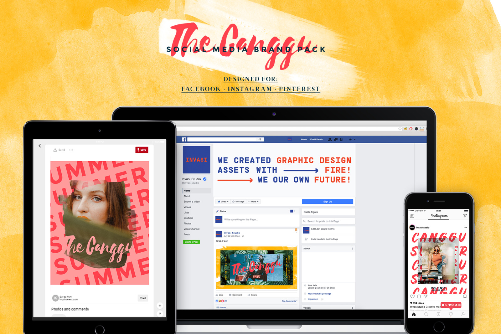 Facebook Carousel Mockup Psd