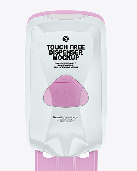 Download Sanitizer Dispenser Mockup In Packaging Mockups On Yellow Images Object Mockups PSD Mockup Templates