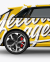 Coupe Crossover SUV Mockup - Side View