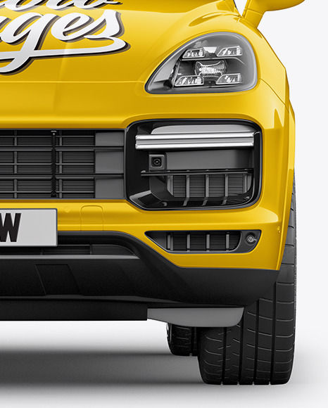 Luxury Crossover Mockup   Front View PSD #1