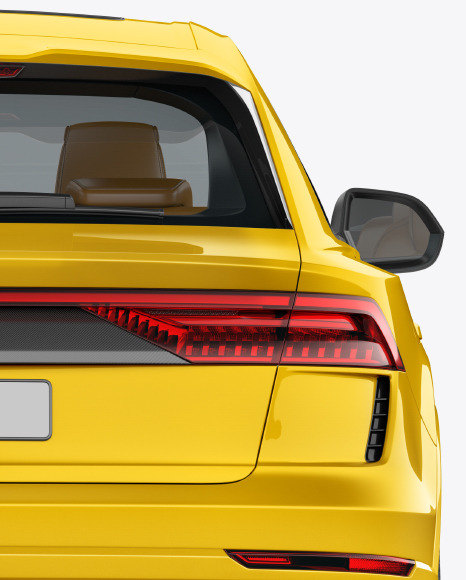 Download Free Coupe Crossover Suv Mockup Back View In Vehicle Mockups On PSD Mockups