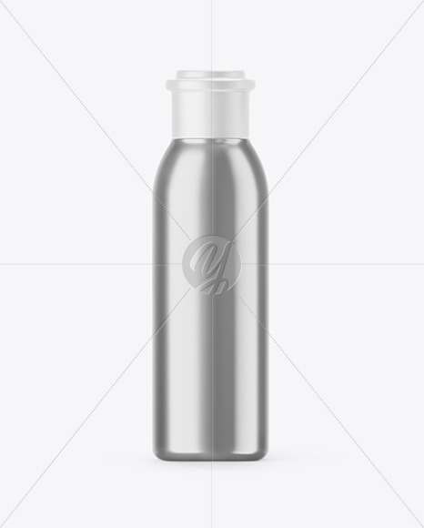 Download Metallic Bottle Mockup In Bottle Mockups On Yellow Images Object Mockups PSD Mockup Templates