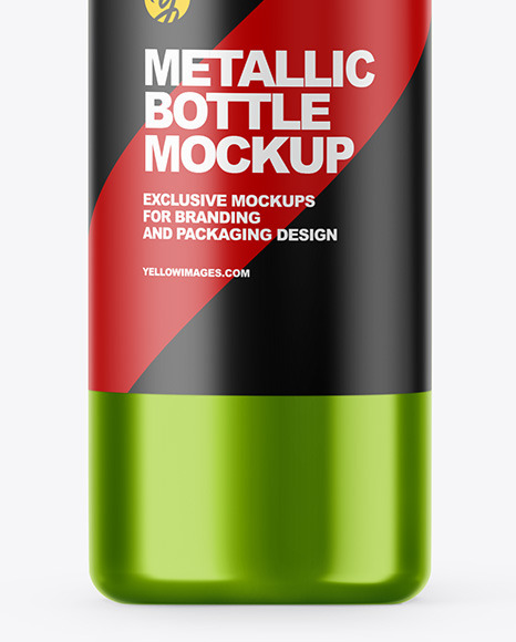 Download Metallic Bottle Mockup In Bottle Mockups On Yellow Images Object Mockups Yellowimages Mockups