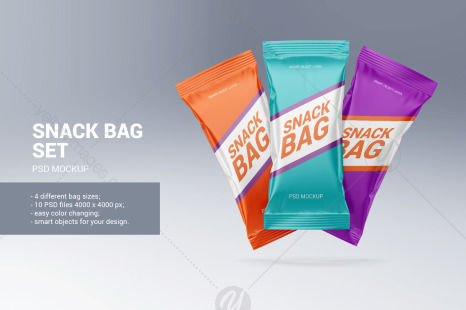 Download Coffee Bag Mockup Set In Packaging Mockups On Yellow Images Creative Store