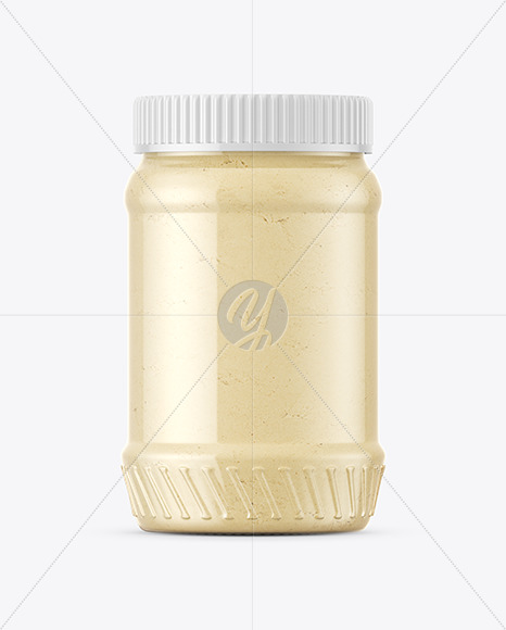 Powdered Peanut Spread Jar Mockup PSD #1