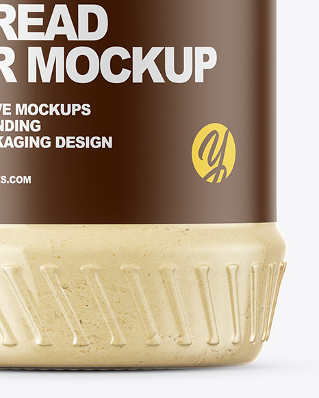 Download Powdered Peanut Spread Jar Mockup In Jar Mockups On Yellow Images Object Mockups Yellowimages Mockups