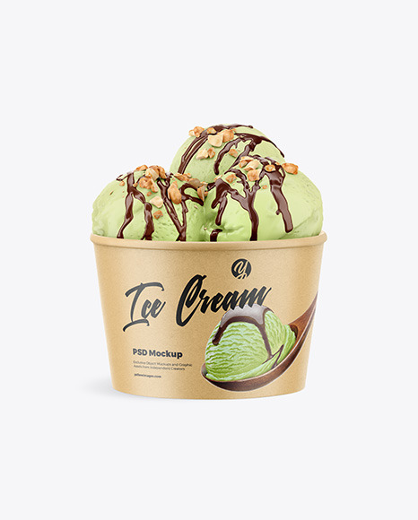 Ice Cream Cups Mockup