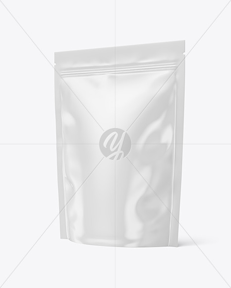 Download Glossy Stand Up Pouch Mockup In Pouch Mockups On Yellow Images Object Mockups