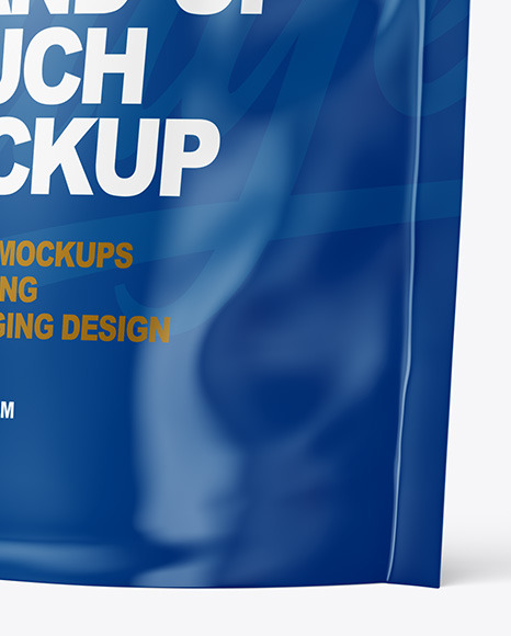 Glossy Stand up Pouch Mockup PSD #1