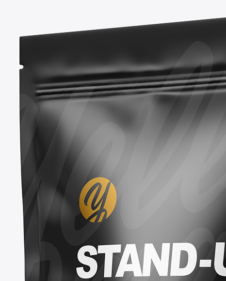 Matte Stand up Pouch Mockup PSD #2