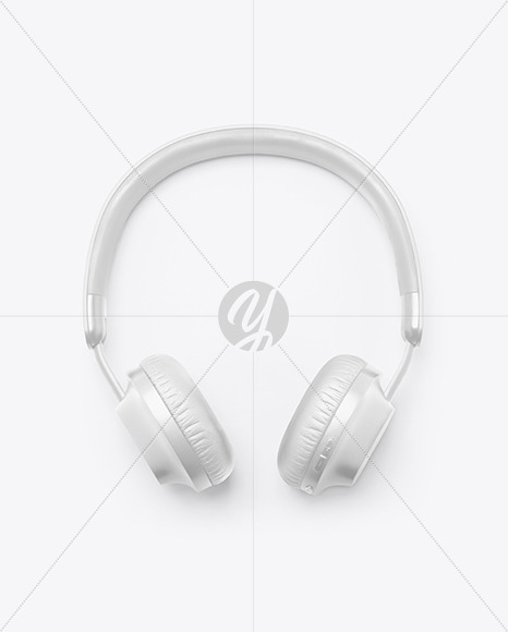 Download Headphones Mockup In Device Mockups On Yellow Images Object Mockups PSD Mockup Templates