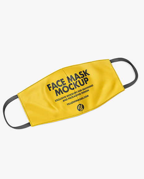 Download Face Mask Mockup In Apparel Mockups On Yellow Images Object Mockups Yellowimages Mockups