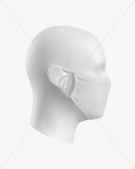 Download Face Mask Mockup In Apparel Mockups On Yellow Images Object Mockups