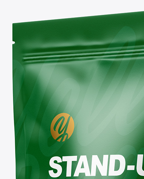 Paper Stand up Pouch Mockup PSD #2
