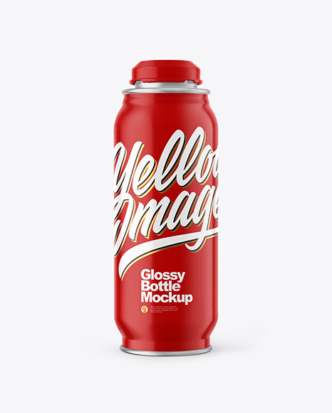 Download Glossy Bottle Mockup Yellow Author