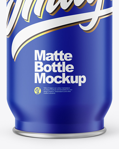 Matte Bottle Mockup PSD #1