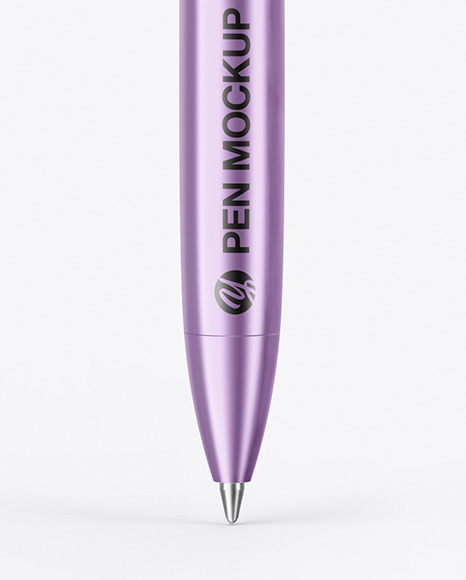 Metallic Pen Mockup PSD #1