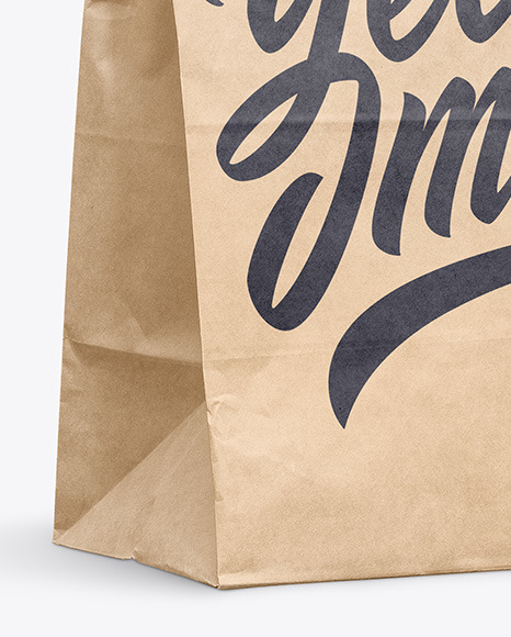 Download Kraft Paper Food Bag Mockup In Bag Sack Mockups On Yellow Images Object Mockups PSD Mockup Templates