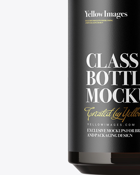 Download Amber Glass Bottle Mockup In Bottle Mockups On Yellow Images Object Mockups PSD Mockup Templates