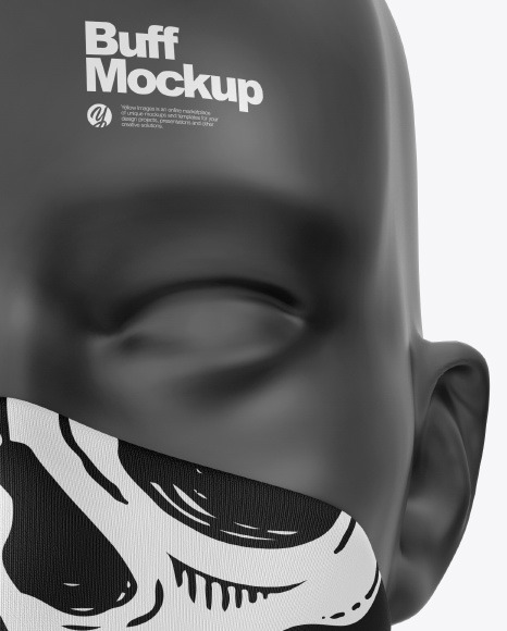 Download Buff Face Mask Mockup - Free Cloth face mask Mockup generator