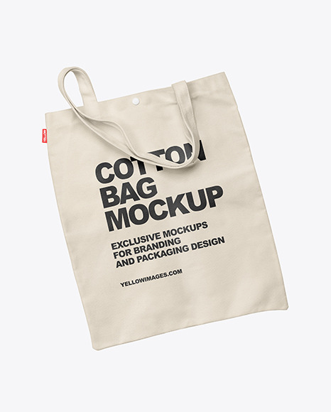 Cotton Bag Mockup In Apparel Mockups On Yellow Images Object Mockups