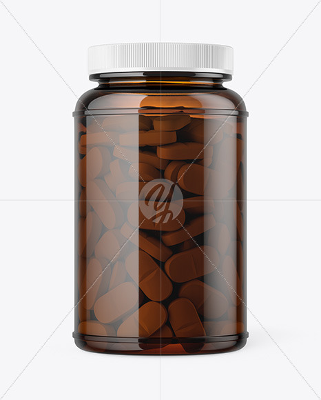 Download Amber Pills Bottle Mockup In Bottle Mockups On Yellow Images Object Mockups Yellowimages Mockups