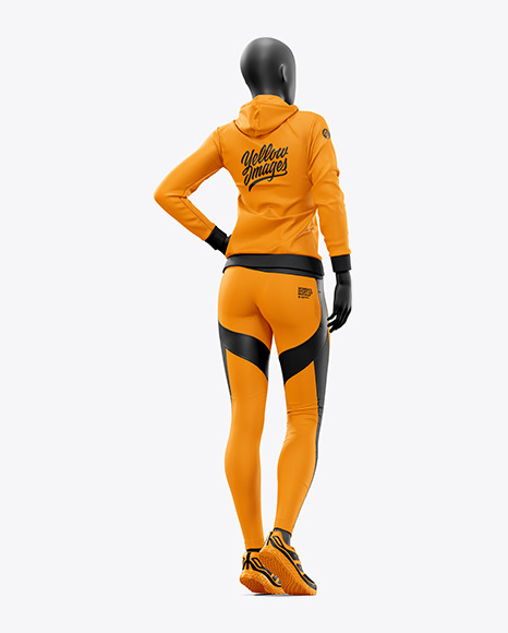 Download Women's Sport Kit Mockup in Apparel Mockups on Yellow ...