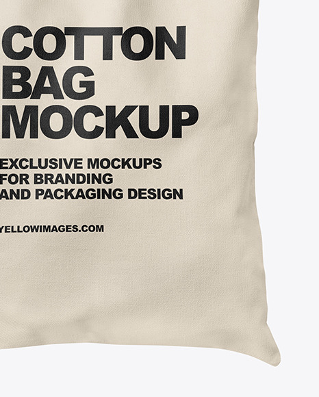 Download Cotton Bag Mockup In Apparel Mockups On Yellow Images Object Mockups