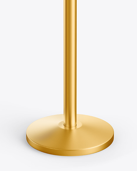 Metallic Stand  w  Plastic Front Mockup PSD #1
