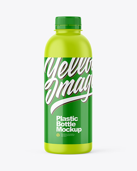 Matte Plastic Bottle Mockups PSD #2