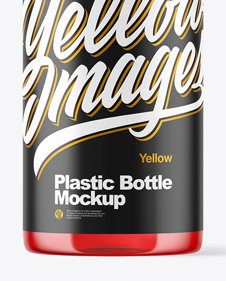 Plastic Bottle Mockup PSD #1