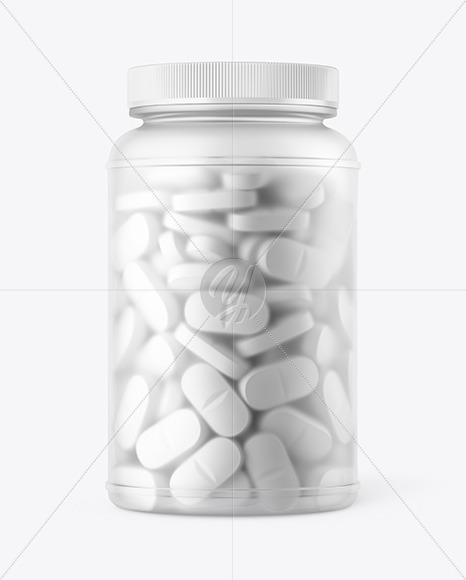 Download Frosted Pills Bottle Mockup In Bottle Mockups On Yellow Images Object Mockups