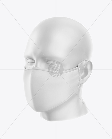 Download Face Mask Mockup In Apparel Mockups On Yellow Images Object Mockups Yellowimages Mockups