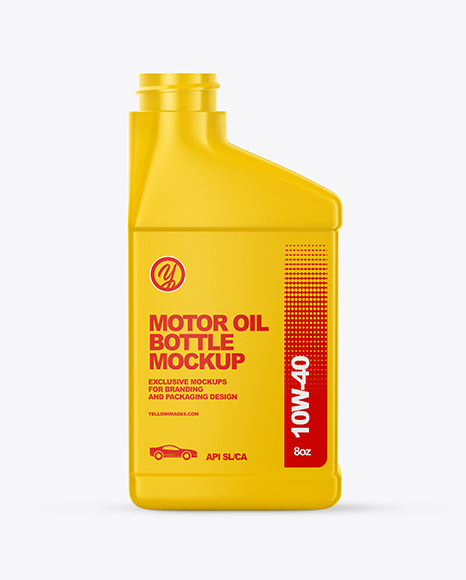 Motor Oil Bottle Mockup PSD #2