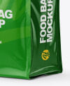 Glossy Food Bag Mockup