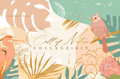 Call of Nature Collage Kit