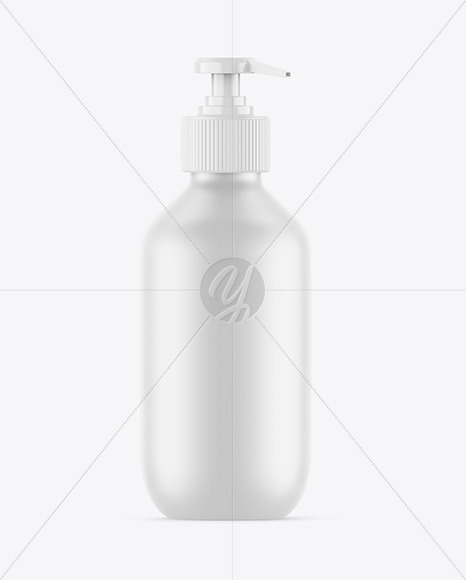 Washing Up Liquid Metallic Bottle Mockup In Bottle Mockups On Yellow Images Object Mockups