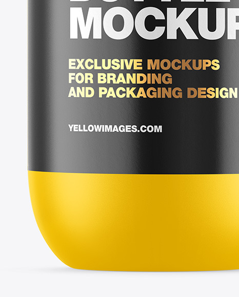 Matte Soap Bottle Mockup In Bottle Mockups On Yellow Images Object Mockups